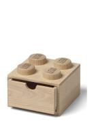 Lego Wooden Desk Drawer 4 Home Kids Decor Storage Storage Boxes Beige ...