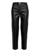 Ria Trousers Bottoms Trousers Leather Leggings-Bukser Black Twist & Ta...