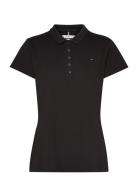 Heritage Short Sleeve Slim Polo Sport T-shirts & Tops Polos Black Tomm...