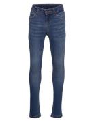 Lpruna Slim Mw Jeans Mb184-Ba Bc Bottoms Jeans Skinny Jeans Blue Littl...