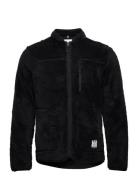 Pine Fleece Jacket Tops Sweatshirts & Hoodies Fleeces & Midlayers Blac...