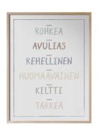 Olen, Dusty Pastel - Jag Är På Finska Home Kids Decor Posters & Frames...