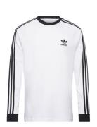 3-Stripes Ls T Sport T-Langærmet Skjorte White Adidas Originals