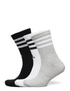 3Stripes Cushi D Sportswear Crew Socks 3 Pair Pack Sport Socks Regular...