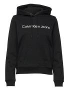 Core Institutional Logo Hoodie Tops Sweatshirts & Hoodies Hoodies Blac...
