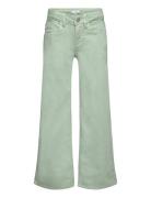 Nkfrose Wide Twi Pant 1115-Tp Noos Bottoms Jeans Wide Jeans Green Name...