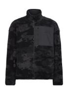 Camo Fleece Jkt Sport Sweatshirts & Hoodies Fleeces & Midlayers Black ...
