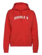Jenn Arch Hoodie Tops Sweatshirts & Hoodies Hoodies Red Double A By Wo...