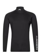 Aello Soft Compression Sport T-Langærmet Skjorte Black J. Lindeberg