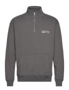 Wblass Tech Half-Zip Designers Sweatshirts & Hoodies Sweatshirts Grey ...