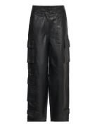 Letho Leather Cargo Trousers Bottoms Trousers Leather Leggings-Bukser ...