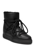 Full Leather Wedge Shoes Wintershoes Black Inuikii