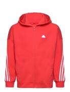 U Fi 3S Fz Hd Sport Sweatshirts & Hoodies Hoodies Red Adidas Performan...