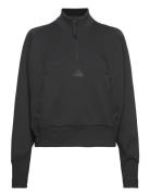 W Z.n.e. Qz Sport Sweatshirts & Hoodies Sweatshirts Black Adidas Sport...