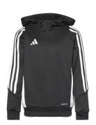 Tiro24 Trhoody Sport Sweatshirts & Hoodies Hoodies Black Adidas Perfor...