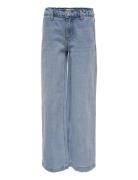 Kogcomet Wide Dnm Lb Noos Bottoms Jeans Wide Jeans Blue Kids Only