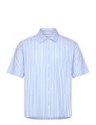 Saayo P Shirt 15139 Designers Shirts Short-sleeved Blue Samsøe Samsøe