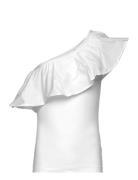 Rebecca Tops T-shirts Sleeveless White Molo
