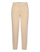 Slim Crop Pant Bottoms Trousers Slim Fit Trousers Beige Michael Kors