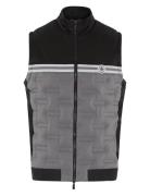 Quilted Mixed Dmedia 80´S´block Vest Sport Vests Black Original Pengui...