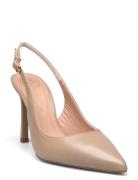 Tulsanto Shoes Heels Pumps Sling Backs Beige UNISA