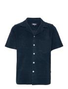 Nb Terry Bowling Navy Designers Shirts Short-sleeved Blue Nikben