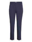 Ariana Cigarette Suit Pants Bottoms Trousers Slim Fit Trousers Navy Ta...