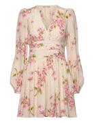 Summer Bell Sleeve Dress Designers Short Dress Pink By Ti Mo