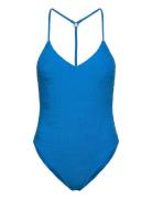 Nike Retro Flow Terry Piece Sport Swimsuits Blue NIKE SWIM