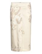 Floral Midi Skirt Designers Knee-length & Midi Cream REMAIN Birger Chr...