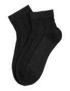 Sofie Ankle Socks Lingerie Socks Footies-ankle Socks Black Sui Ava