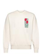 Garden Society Sweat - Whisper White Designers Sweatshirts & Hoodies S...