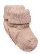 Wool Rib Baby Socks Socks & Tights Baby Socks Pink Mp Denmark