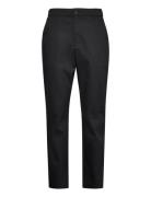 Relaxed Tapered Heavy Sateen Bottoms Trousers Chinos Black Calvin Klei...