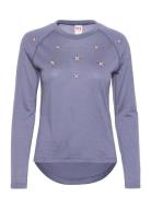 Summer Wool Ls Sport Sweatshirts & Hoodies Fleeces & Midlayers Blue Ka...