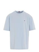 Essential Tee S/S Tops T-Kortærmet Skjorte Blue Tommy Hilfiger