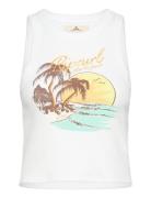 Sunset Ribbed Tank Sport T-shirts & Tops Sleeveless White Rip Curl