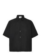 Colin Lorella Shirt Tops Shirts Short-sleeved Black Mads Nørgaard