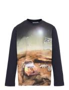Reif Tops T-shirts Long-sleeved T-Skjorte Multi/patterned Molo
