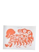 Chinese Dog, Red - 50X70 Home Kids Decor Posters & Frames Posters Oran...