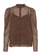 Ammbre Tops Blouses Long-sleeved Brown Ted Baker London