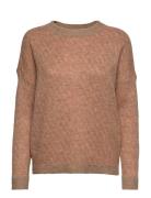 Stormy Knit Pullover Tops Knitwear Jumpers Brown Minus