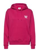 Jenn Hoodie Tops Sweatshirts & Hoodies Hoodies Pink Double A By Wood W...
