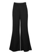 Barbro Wide Leg Bottoms Trousers Flared Black Fall Winter Spring Summe...