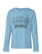 M12010657 - T-Shirt Ls Tops T-shirts Long-sleeved T-Skjorte Blue LEGO ...