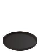 Tray Circle 300X20Mm Home Decoration Decorative Platters Black Cooee D...