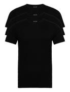 3-Pack Tee - Bamboo Tops T-Kortærmet Skjorte Black Clean Cut Copenhage...