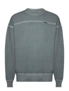 Garment Dyed Loose R Sw Tops Sweatshirts & Hoodies Sweatshirts Grey G-...