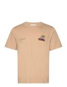 Car Wash T-Shirt Tops T-Kortærmet Skjorte Beige Les Deux