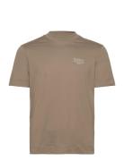 T-Shirt Designers T-Kortærmet Skjorte Brown Emporio Armani